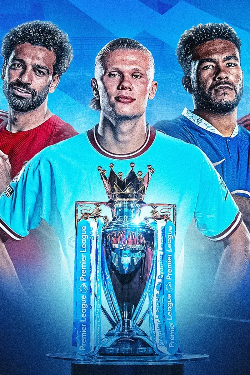 Balkan IPTV Fußballplakat mit Stadionmotiv