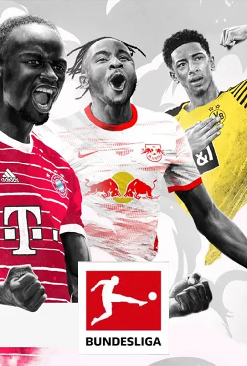 Balkan IPTV Fußballplakat mit Spielszene